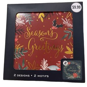 👍 Free with Purchase! OR 2/$15 NIB Season’s Greetings and Merry Christmas cards